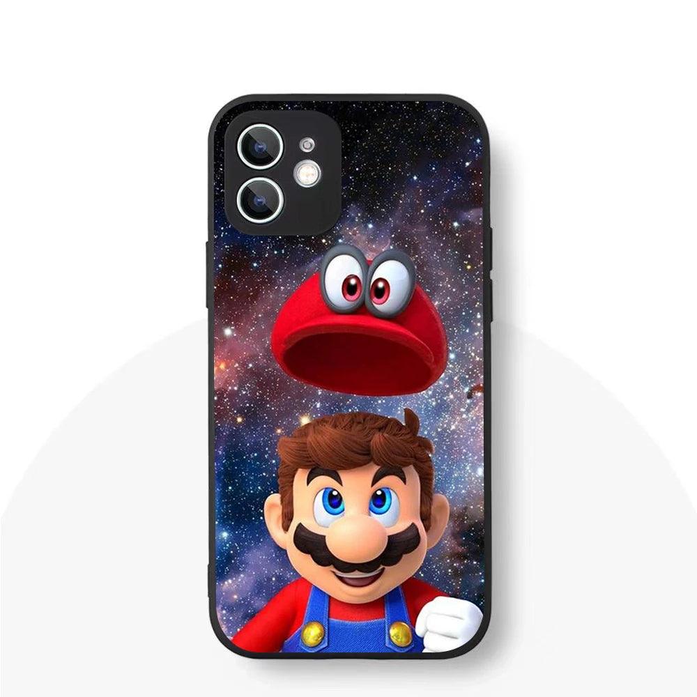 Cartoon Marios Silicone Case For iPhone 3 - IDefend