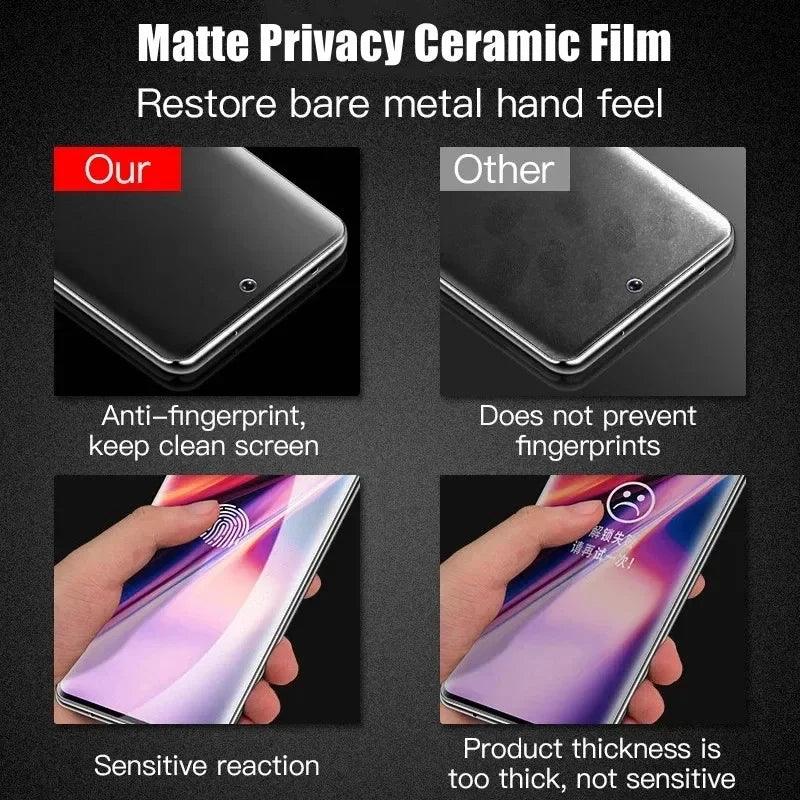Privacy Screen Protector 3Pcs for Samsung Galaxy - IDefend