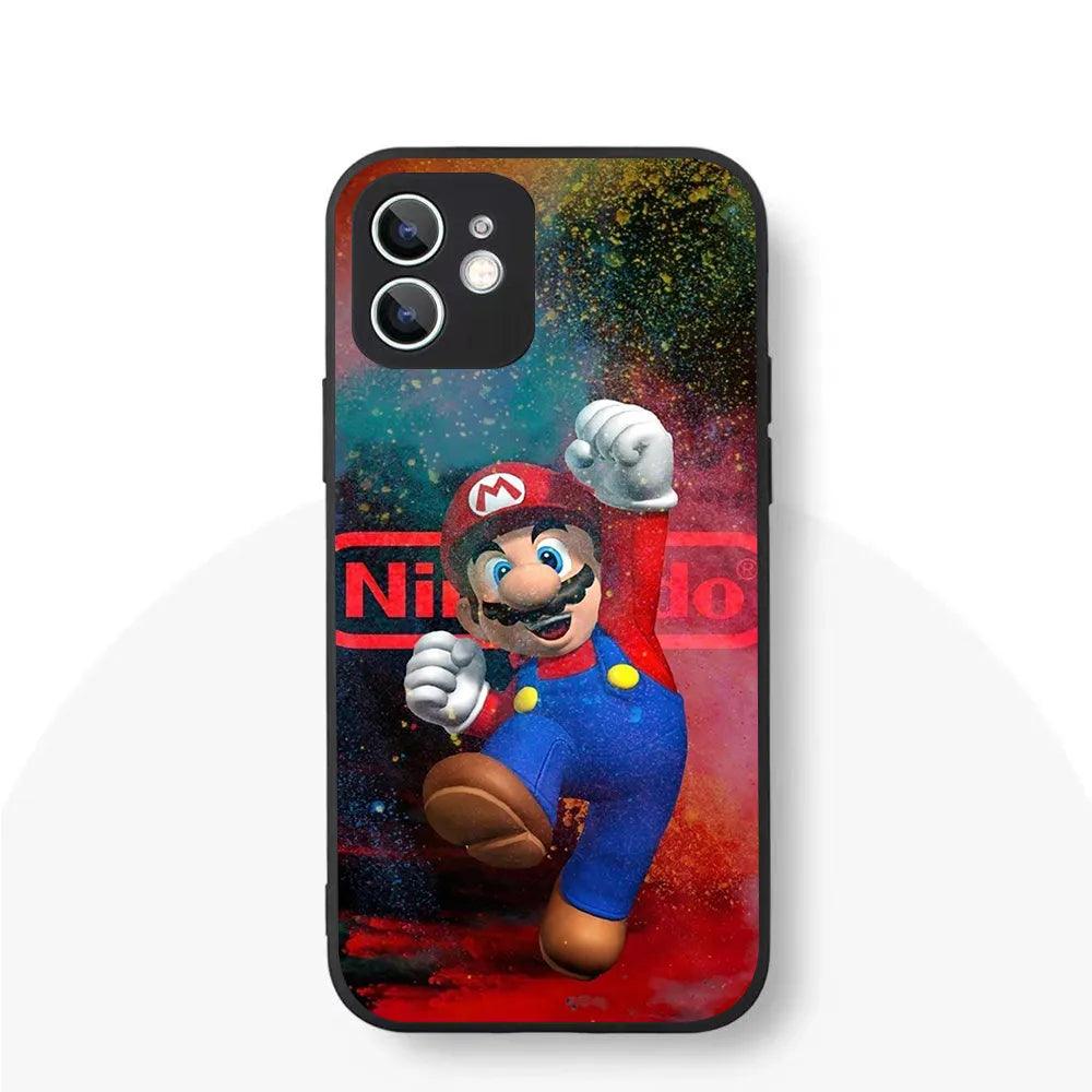 Cartoon Marios Silicone Case For iPhone 3 - IDefend