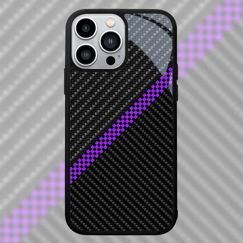 Carbon Fiber Pattern Slim Case For iPhone - IDefend