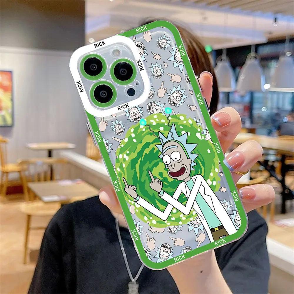 Hot Comedy Animation Ricks And Mortys Phone Case For iPhone - IDefend