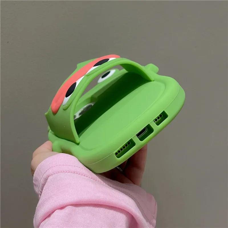 Fun Big Mouth Frog Shoes 3D Protective Case Suitable For iPhone - IDefend