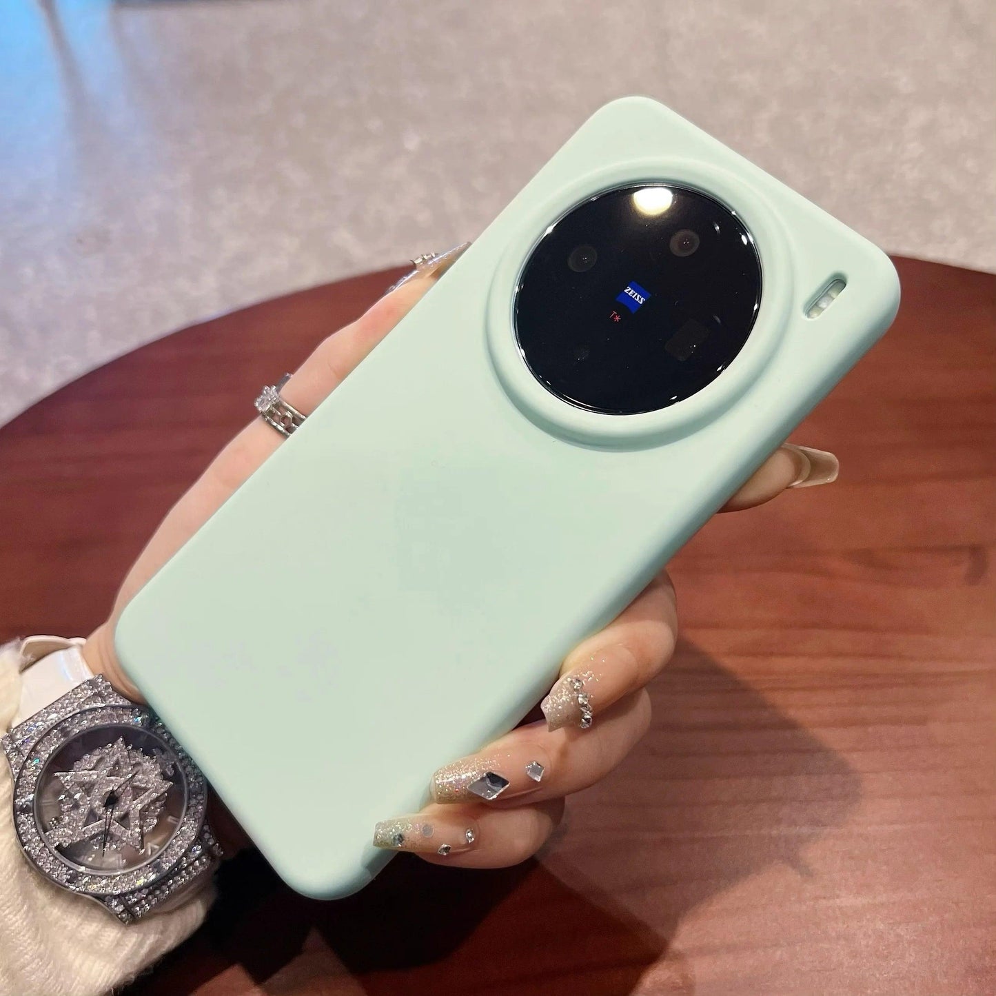 Slim Soft Liquid Silicone Case For VIVO X200 - IDefend