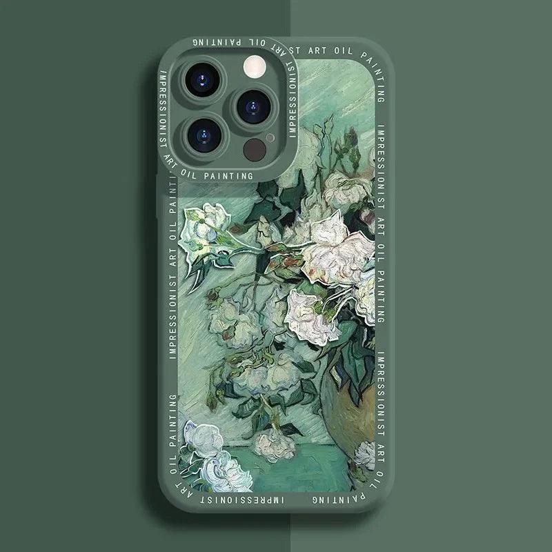 Interesting oil painting phone case For iphone - IDefend