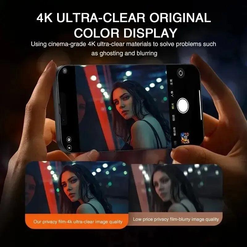 Privacy Screen Protector For Vivo Anti-Spy Glass 4Pcs - IDefend