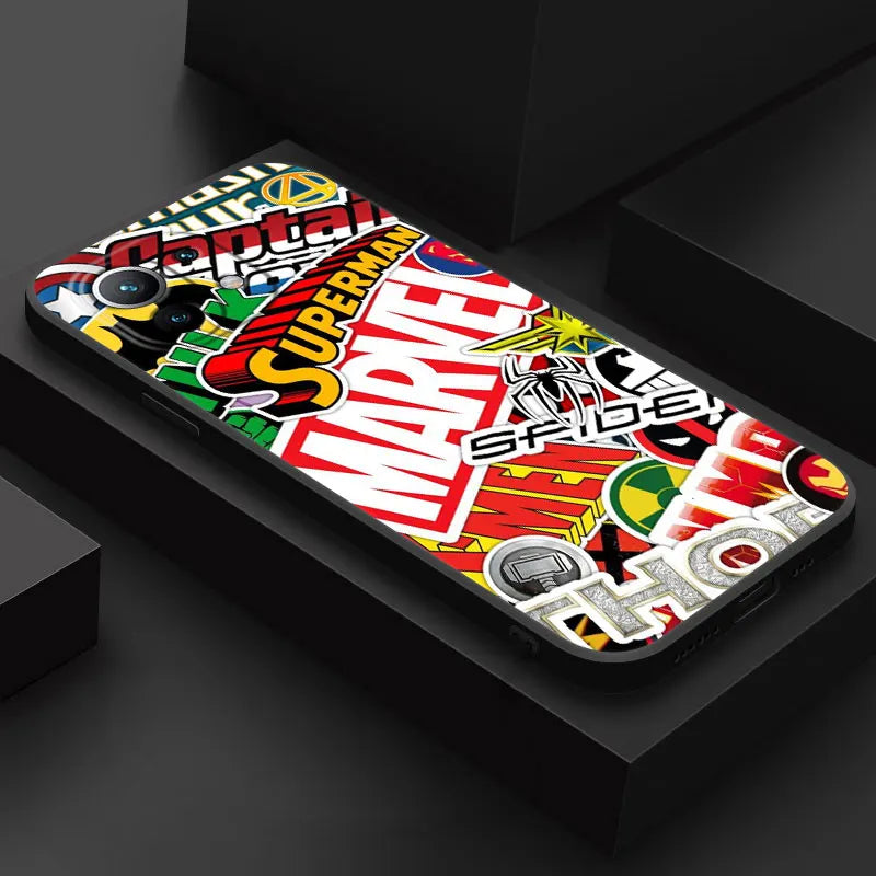 Avengers Endgame Heroes Marvel Phone Case For Xiaomi 14T 13T 12T 11T 10 14 Pro 12 Mi 11 Lite Poco X3 X4 X5 X6 M5 F5 F6 Pro Cover