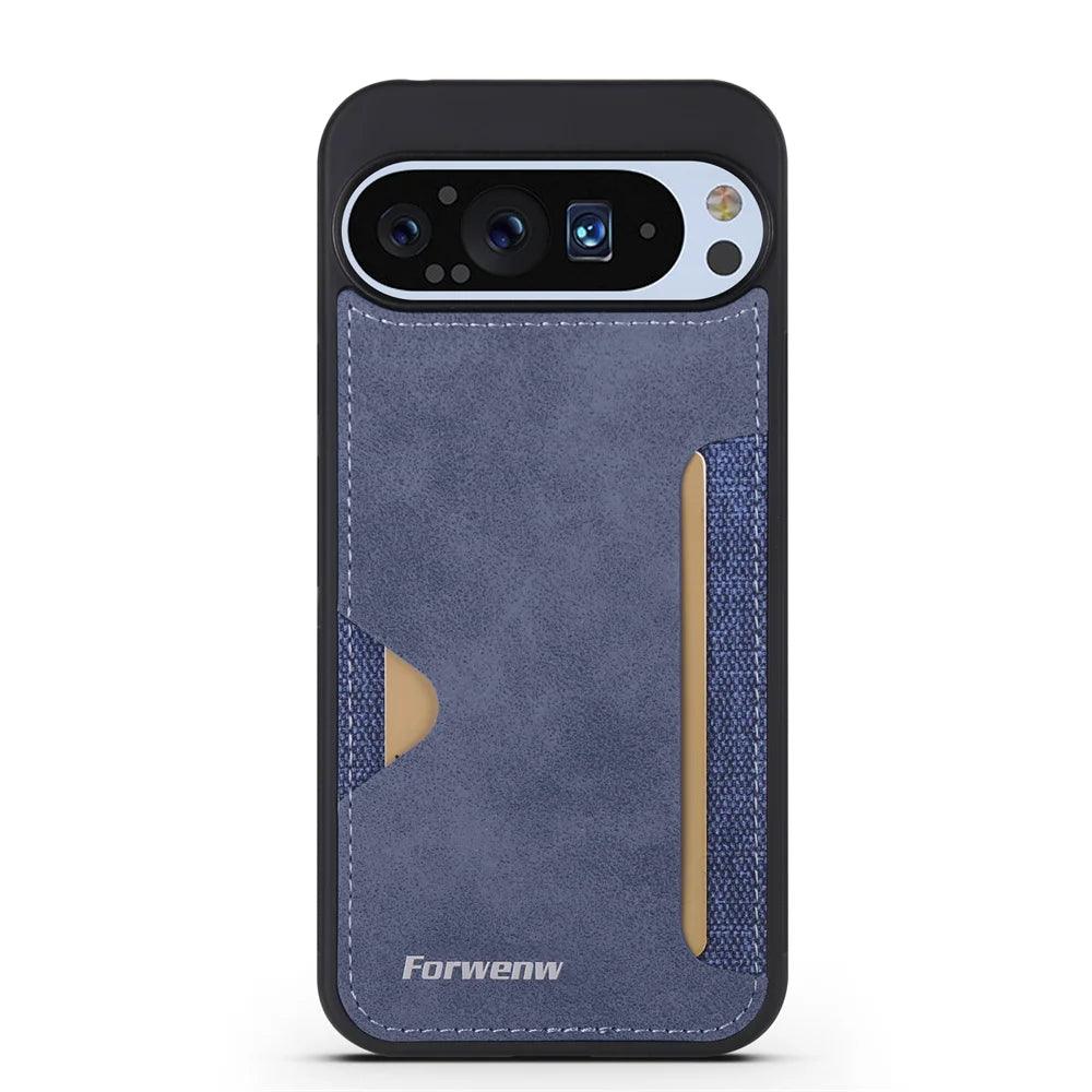Luxury Wallet Flip Cover For Google Pixel 9 Phone - IDefend