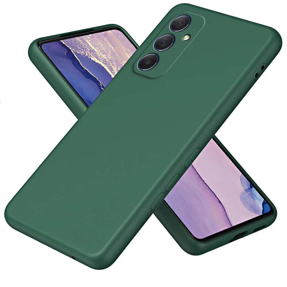Original Solid Silicone Phone Case For Samsung Galaxy - IDefend