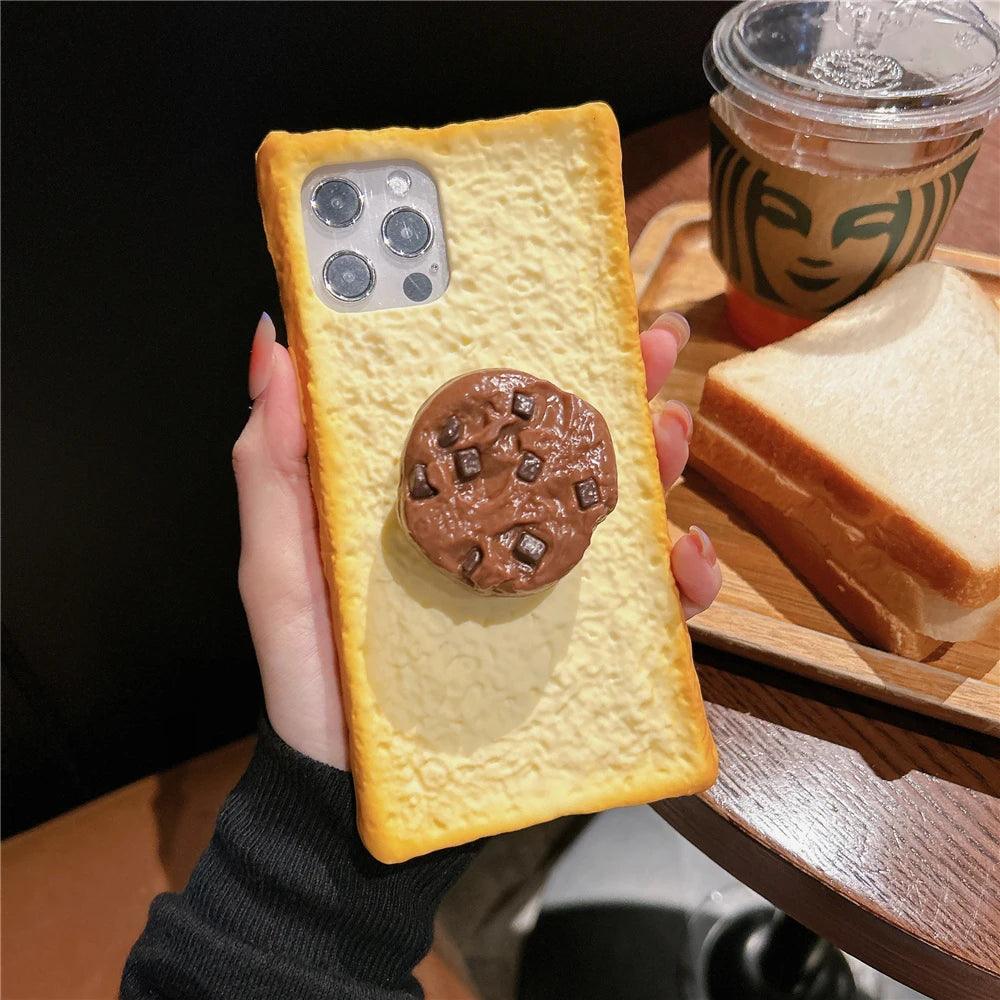 Delicious 3D Toast Bread Phone Case for iPhone - IDefend