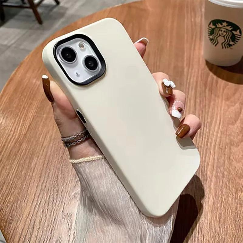 Luxury 3 in 1 Solid Color Detachable Case For iPhone - IDefend