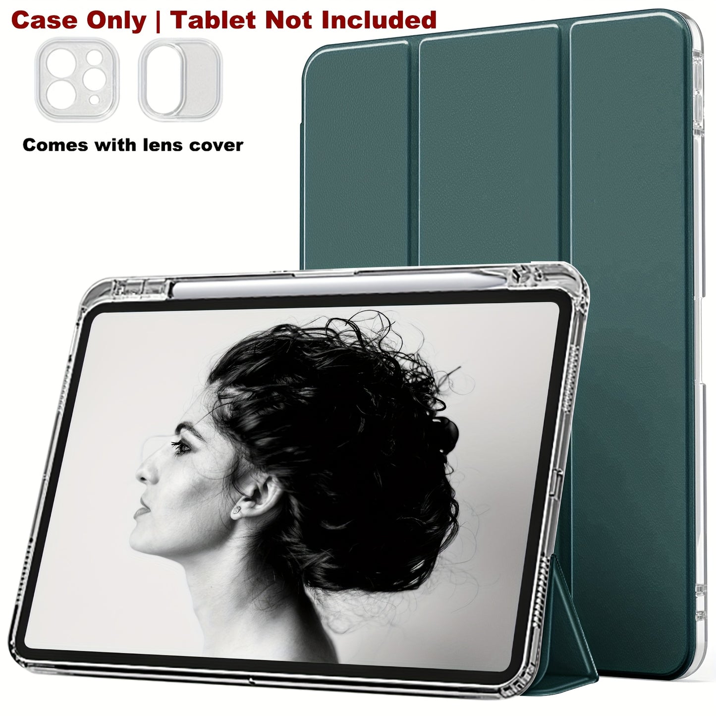 Transparent Acrylic Protective Case for iPad Pro 11-inch, iPad 9th Generation 10.2-inch, Air 4 Air 5 10.9-inch Mini654 Pro 9.7-inch, iPad 2017 2018 10th Generation, 8th Generation, 7th Generation, 6th Generation, 5th Generati
