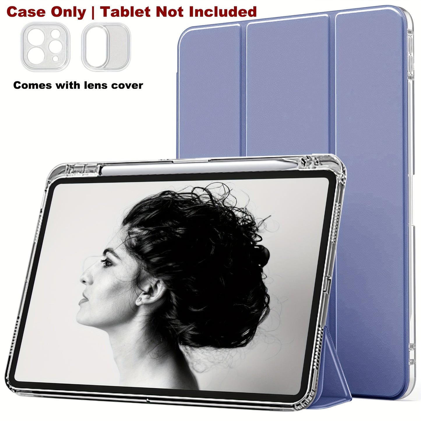 Transparent Acrylic Protective Case for iPad Pro 11-inch, iPad 9th Generation 10.2-inch, Air 4 Air 5 10.9-inch Mini654 Pro 9.7-inch, iPad 2017 2018 10th Generation, 8th Generation, 7th Generation, 6th Generation, 5th Generati