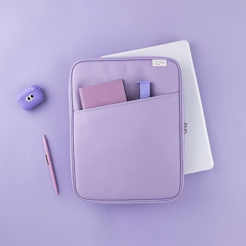 Korean-Style INS Simple Tablet Sleeve for iPad 10.2-11 Inch, MacBook Air 13.3, Lightweight Shockproof 12.9/13 Inch, New M3 13.6 Inch, for HP, for, Notebook Storage Bag, Multifunctional Digital Bag, A4 File Bag, Polypropylene