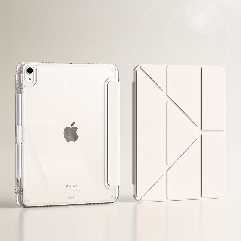 Cover for iPad 10.9/10.2/ Air 5th Gen/Pro11/10th/9.7, Apple iPad Air 2/ Air, iPad (7th Gen), iPad (8th Gen), iPad Air 4/5, iPad Pro 11 2022 - for iPad 10.9/10.2/ Air 5th Gen/Pro11/10th/9.7 - Acrylic, Foldable, Lightweight, St