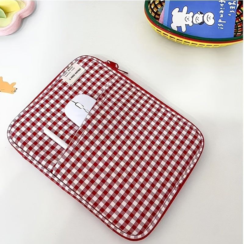 Korean-Style INS Simple Tablet Sleeve for iPad 10.2-11 Inch, MacBook Air 13.3, Lightweight Shockproof 12.9/13 Inch, New M3 13.6 Inch, for HP, for, Notebook Storage Bag, Multifunctional Digital Bag, A4 File Bag, Polypropylene