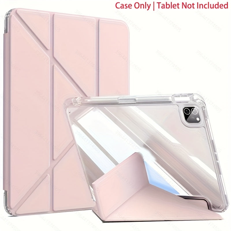 Cover for iPad 10.9/10.2/ Air 5th Gen/Pro11/10th/9.7, Apple iPad Air 2/ Air, iPad (7th Gen), iPad (8th Gen), iPad Air 4/5, iPad Pro 11 2022 - for iPad 10.9/10.2/ Air 5th Gen/Pro11/10th/9.7 - Acrylic, Foldable, Lightweight, St