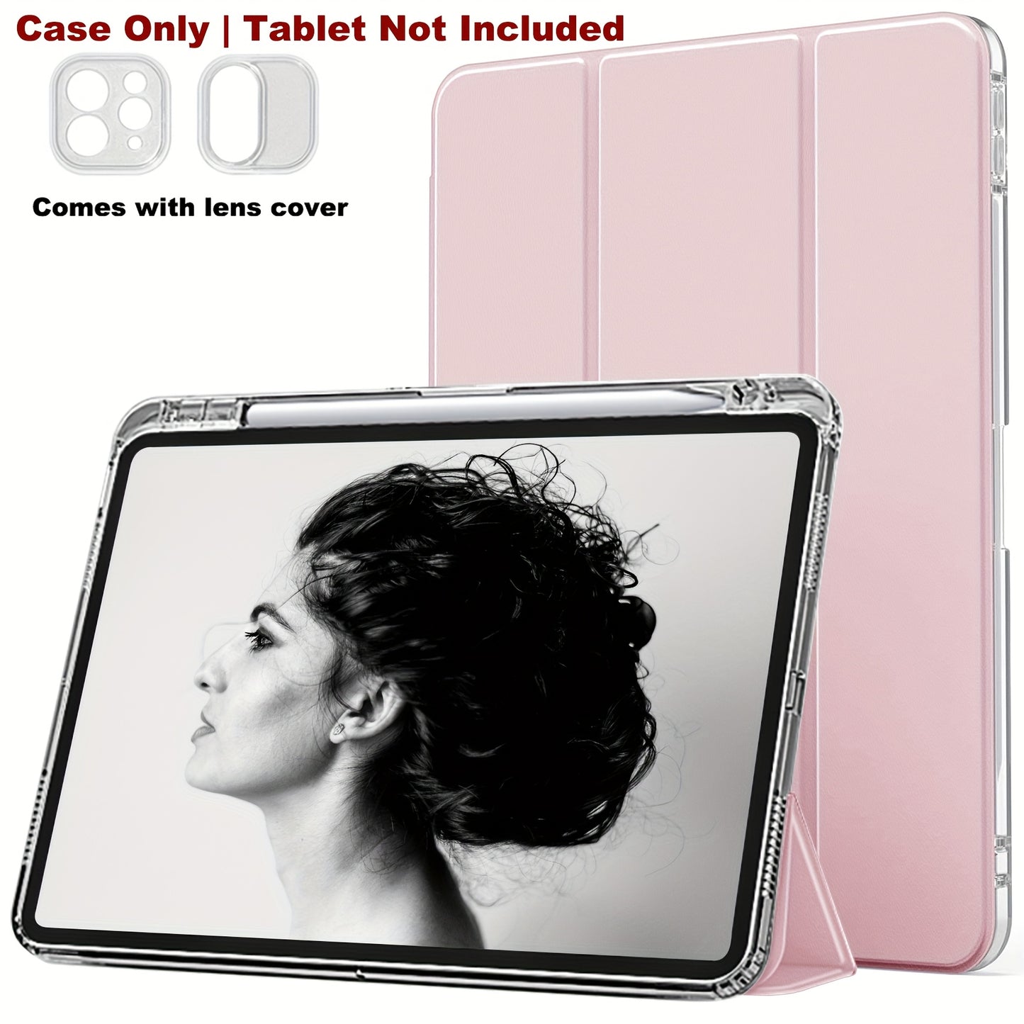 Transparent Acrylic Protective Case for iPad Pro 11-inch, iPad 9th Generation 10.2-inch, Air 4 Air 5 10.9-inch Mini654 Pro 9.7-inch, iPad 2017 2018 10th Generation, 8th Generation, 7th Generation, 6th Generation, 5th Generati