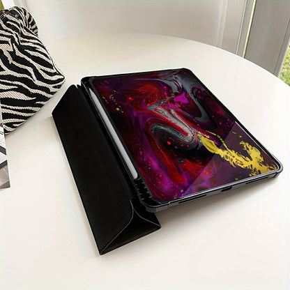 World Map for ipad Case - Durable Faux Leather, Auto Sleep/Wake, Stand Feature, Perfect for 7/8/9 for ipad, 2018 9.7/5/6th/ Air 2/3 10.5/ Pro /11/ Air 4/5 /10.9/ 10th, Travel Accessories | World Map Design | Stand Feature Cas