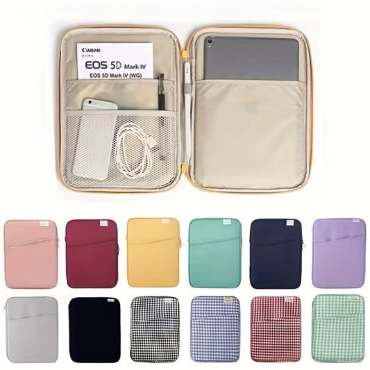 Korean-Style INS Simple Tablet Sleeve for iPad 10.2-11 Inch, MacBook Air 13.3, Lightweight Shockproof 12.9/13 Inch, New M3 13.6 Inch, for HP, for, Notebook Storage Bag, Multifunctional Digital Bag, A4 File Bag, Polypropylene