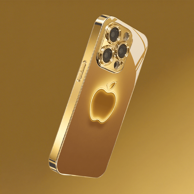 Luxury Apple-Patterned Electroplated Phone for Iphone 17/17Air/17Pro/17Promax, 16/16Plus/16Pro/16Promax, 15/15Plus/15Pro/15Promax, 14/14Plus/14Pro/14Promax, 13/13Pro/13Promax, 12/12Pro/12Promax, 11/11Pro/11Promax, X/XS, XR