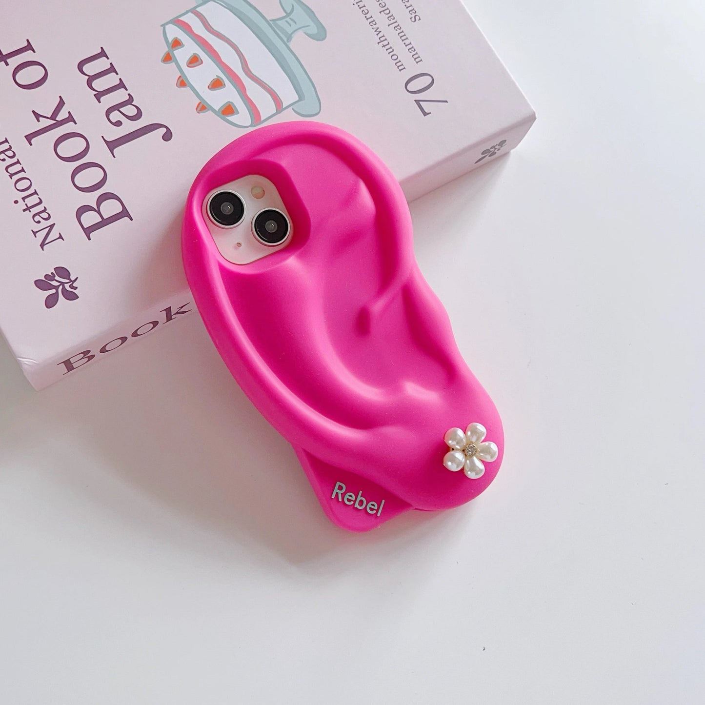 3D Funny Ear Shaped Soft Silicone Phone Case for iPhone - IDefend