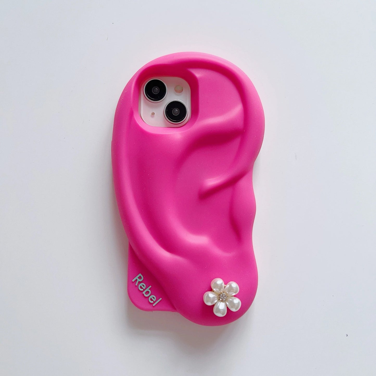 3D Funny Ear Shaped Soft Silicone Phone Case for iPhone - IDefend