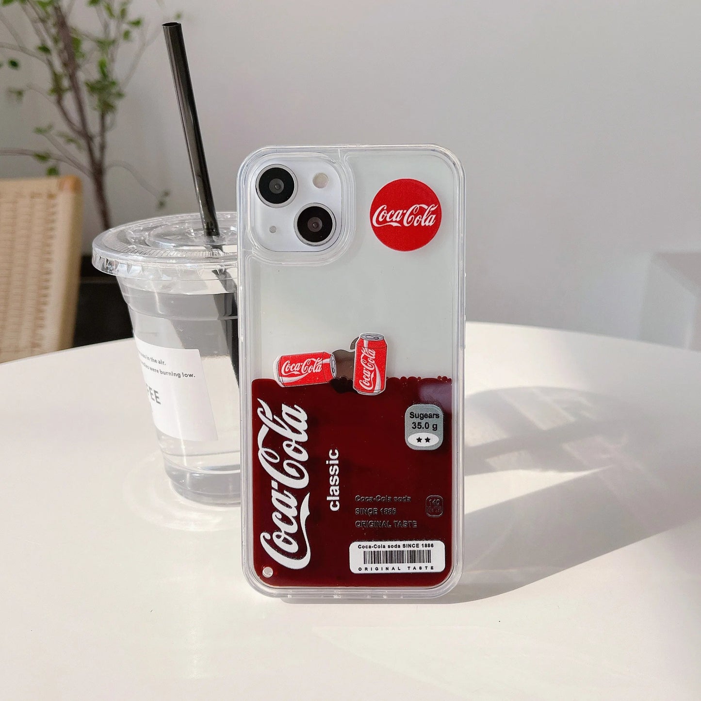 3D Quicksand Cola pattern phone case for iPhone - IDefend