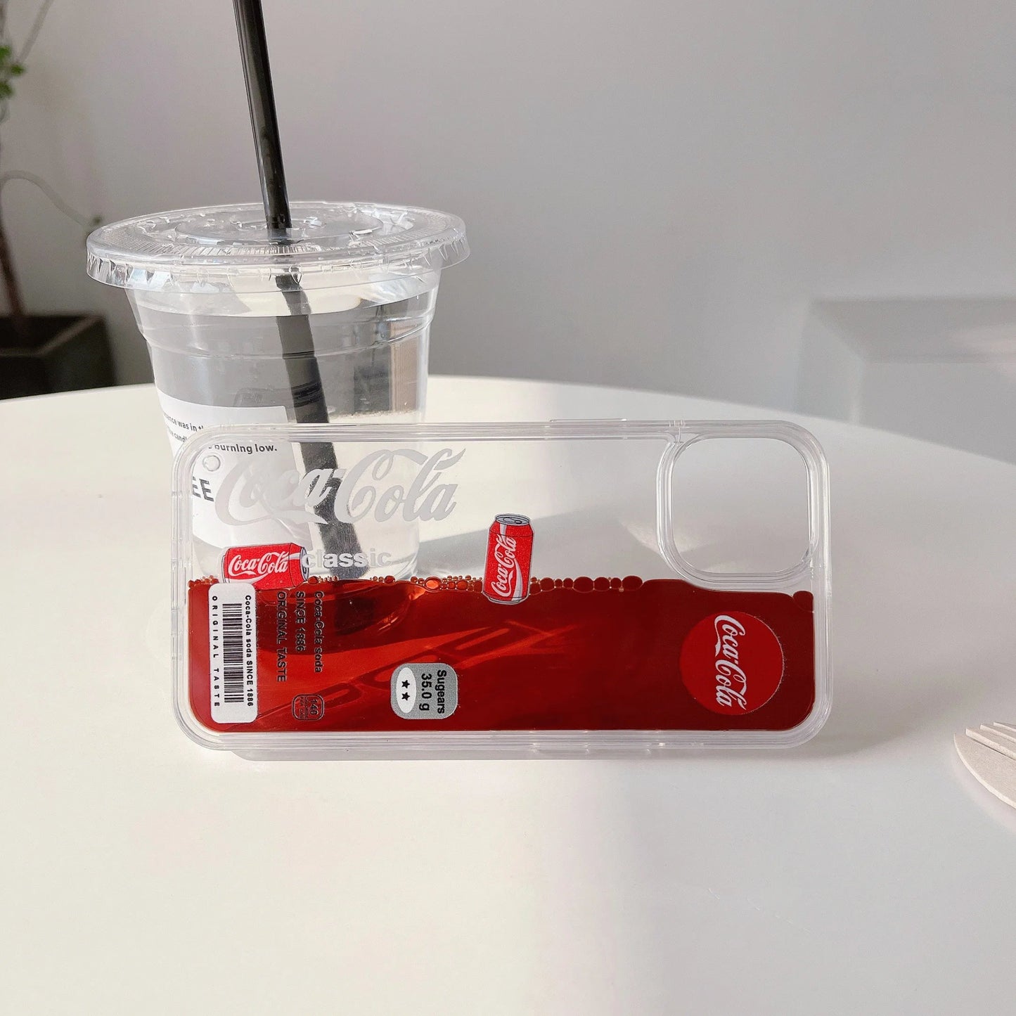 3D Quicksand Cola pattern phone case for iPhone - IDefend