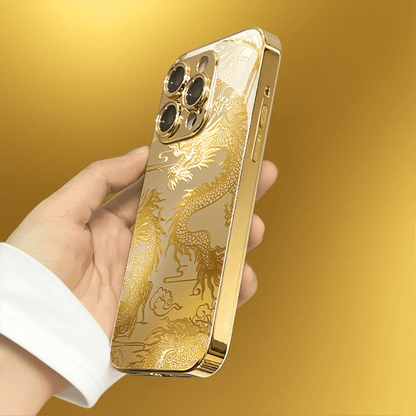 New Fashion Full Coverage HD Minimalist Niche Trendy Luxury Business Straight Edge Gold-Plated Glass Case for Apple 16 Pro Max, 16, 15ProMax, Plus 15, 15, 14Plus 13pro、13、12 pro、12, 11promax and iPhone11. Protective Pho