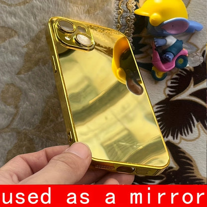 Golden Mirror Anti-Drop Phone Case with Makeup Design for iPhone 16 15 14 13 Pro Max 12 XS 11 8 Plus, XR, SE3, SE2 and Mini 7