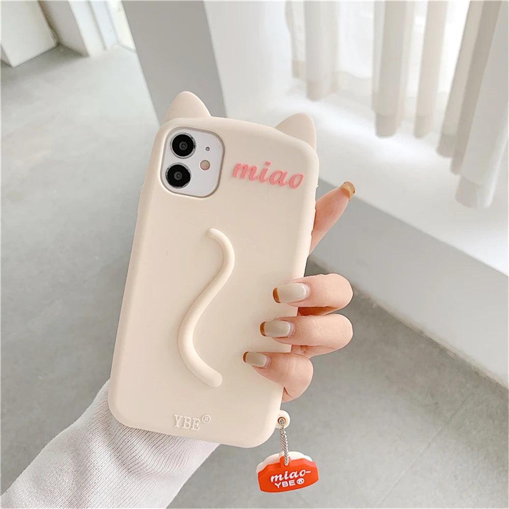 Cute Pink love heart kid girl gift Phone Case For iphone - IDefend