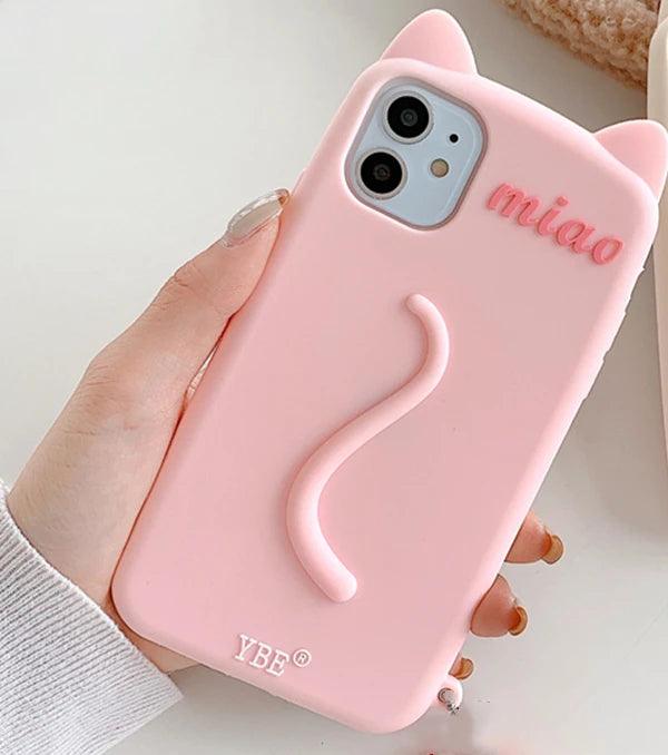 Cute Pink love heart kid girl gift Phone Case For iphone - IDefend