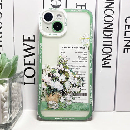 Van Gogh Sunflowers The Starry Night Art Aesthetic Phone Case For iPhone - IDefend