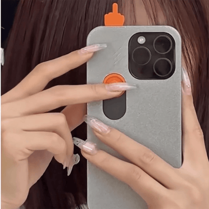 Middle Finger Funny Phone Case For iPhone - IDefend