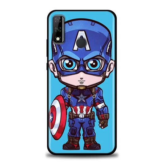 Marvel Phone Case For Huawei Y7 Y9 2019 Y6p Y8P Y7a Y9s Funda Mate 10 20 Lite 40 Pro Soft Cover Iron Man Groot Spiderman Avenger