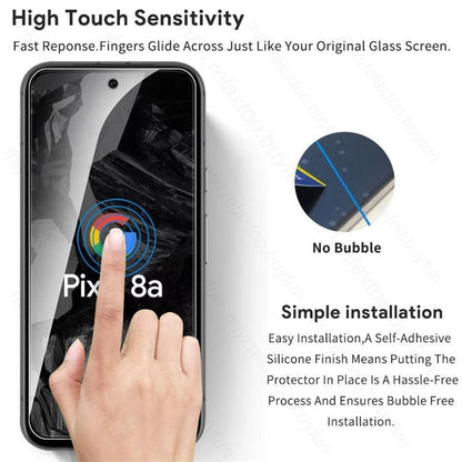 8 In 1 Tempered Glass Camera Lens & Screen Protector For Google Pixel - IDefend