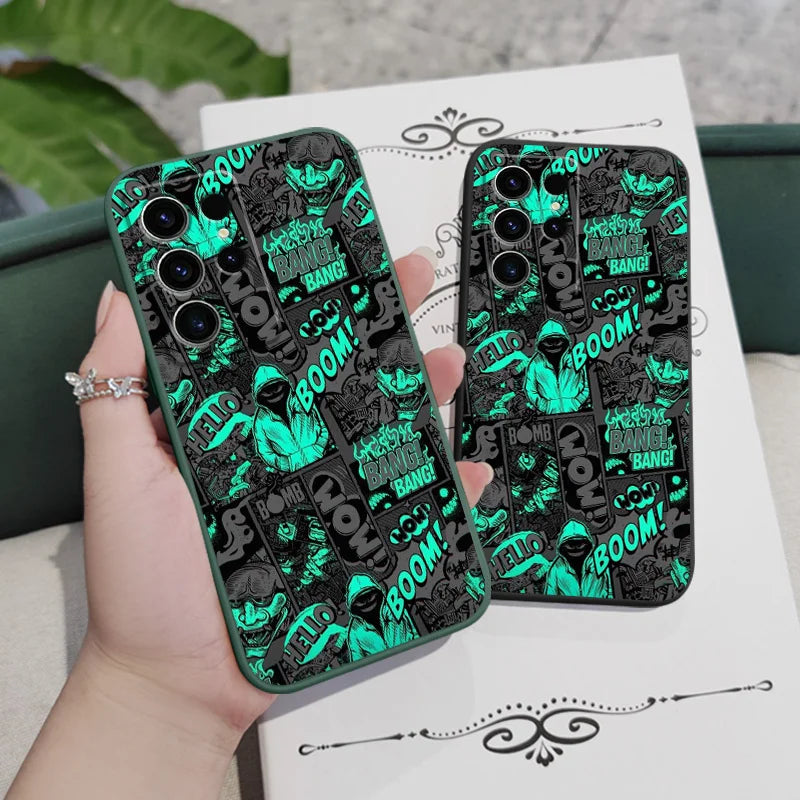 Blackened Clown Phone Case For Samsung 0.1 - IDefend