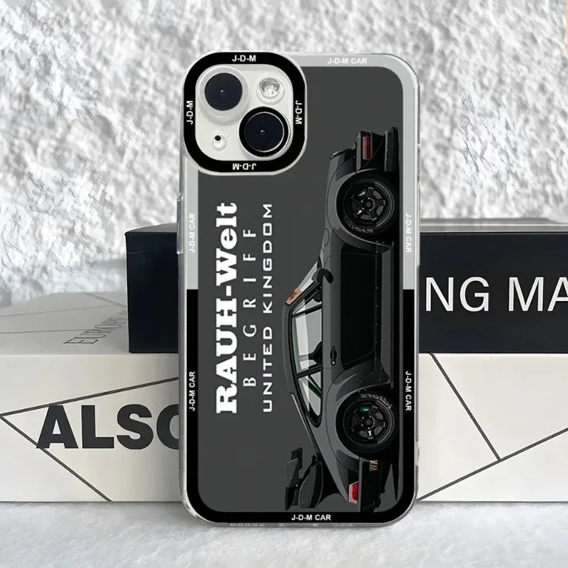 Porsh Car Jdm Drift RWB 911 964 933 Phone Case Case For IPhone