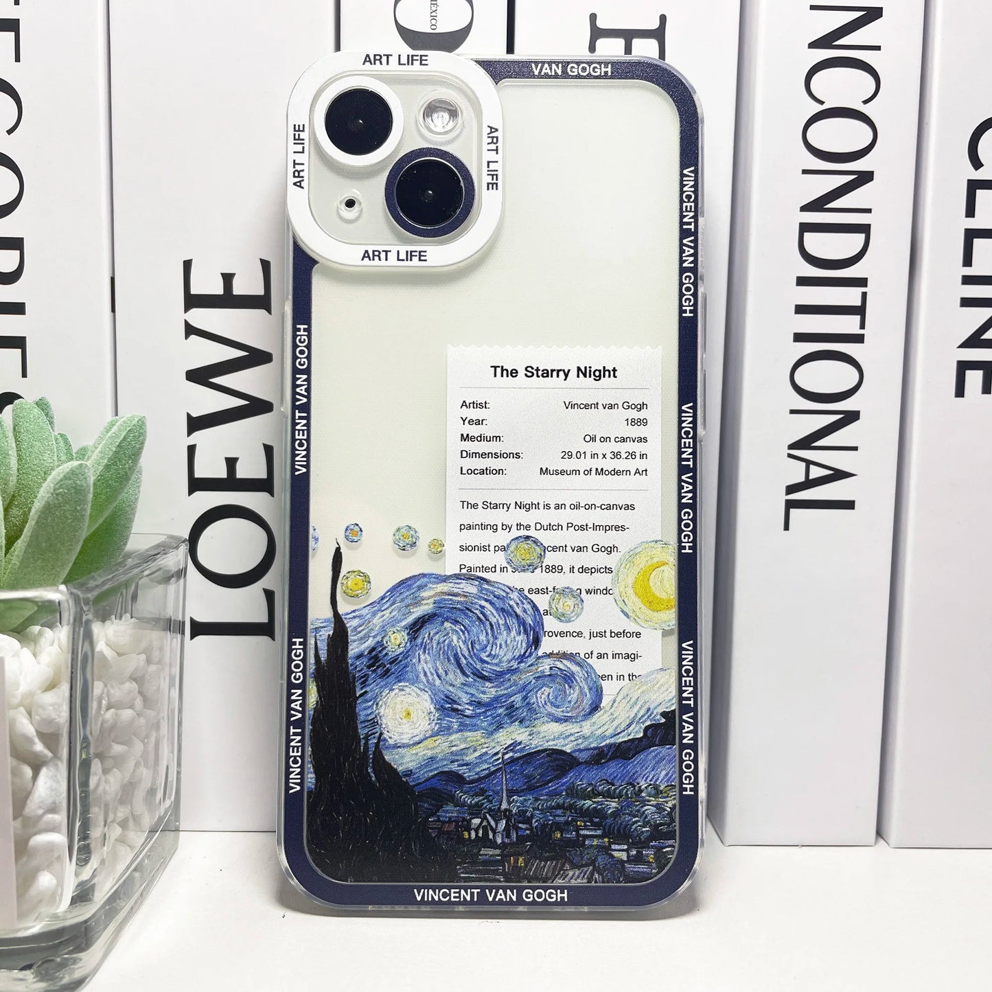 Van Gogh Sunflowers The Starry Night Art Aesthetic Phone Case For iPhone - IDefend