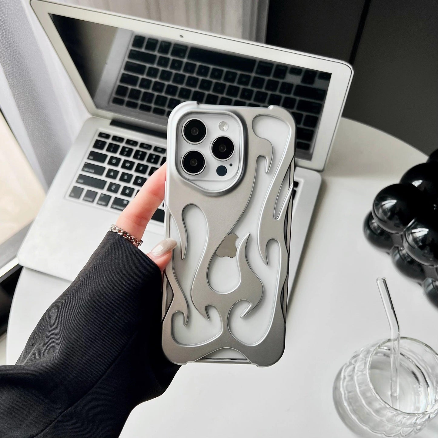 New 3D Flame pattern Phone Case for iPhone