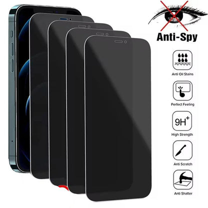 Privacy Screen Protector For Vivo Anti-Spy Glass 4Pcs - IDefend
