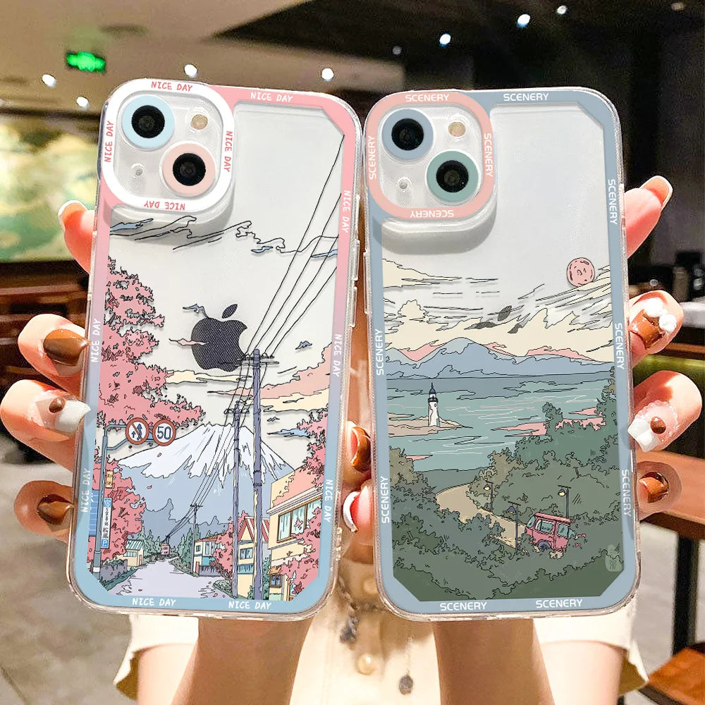 Scenery Sunset Phone Case For IPhone