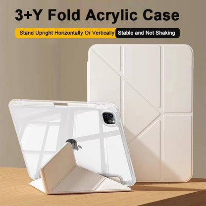 For iPad Air 5 2024 Air 6 11 iPad Pro 11 12.9 13 10 Gen 10.5 10.2 9th 8th 6th 5th 9.7 inch Mini 7 6 Smart Case with Pen Holder - IDefend