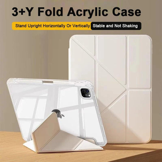 For iPad Air 5 2024 Air 6 11 iPad Pro 11 12.9 13 10 Gen 10.5 10.2 9th 8th 6th 5th 9.7 inch Mini 7 6 Smart Case with Pen Holder - IDefend
