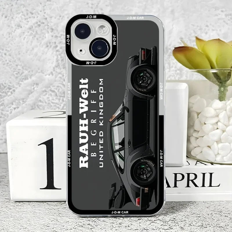 Porsh Car Jdm Drift RWB 911 964 933 Phone Case Case For IPhone