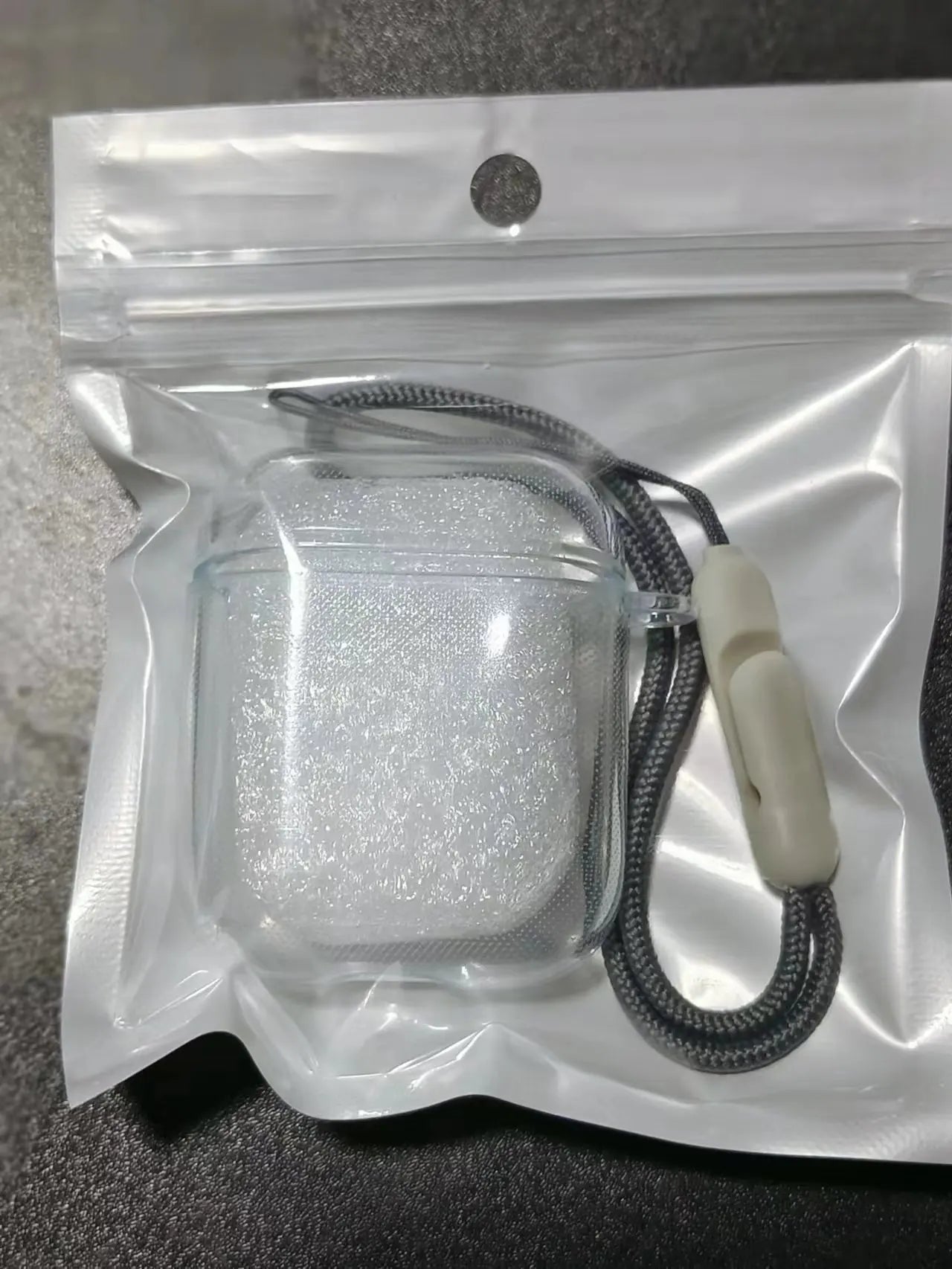 Clear Case Compatible with AirPods Pro 4 3 2 1, Soft TPU Protective Cover [Anti-Yellowing] [Shockproof] with Lanyard