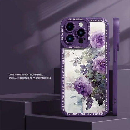 Interesting oil painting phone case For iphone - IDefend