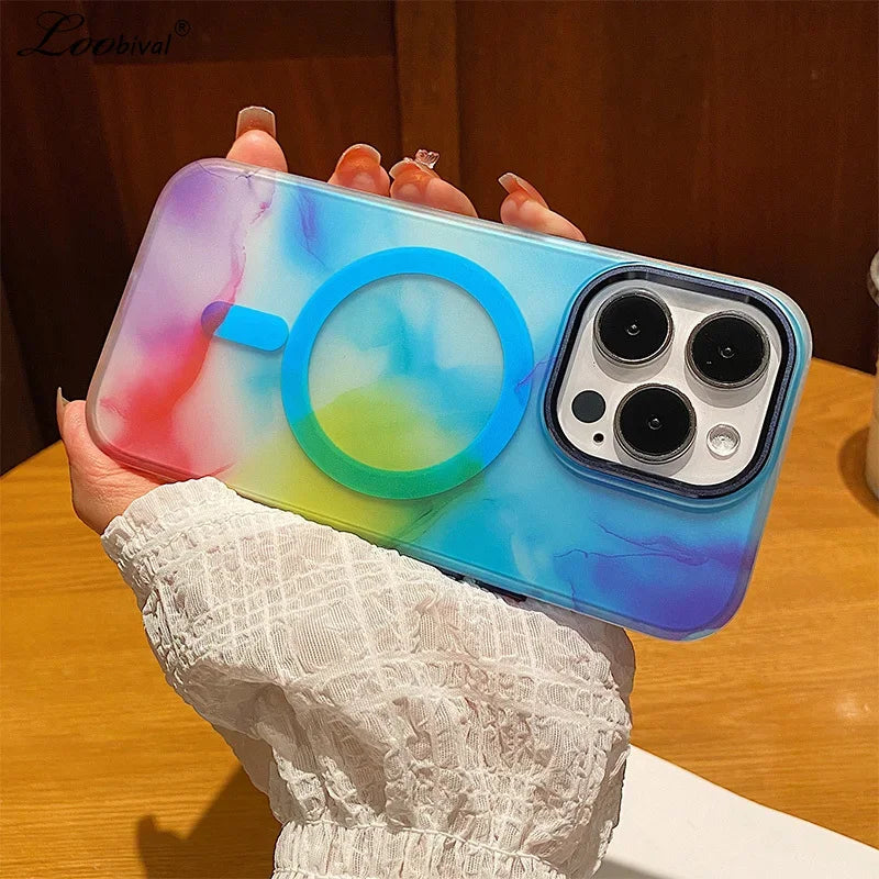 Painting for Magsafe Case For iPhone