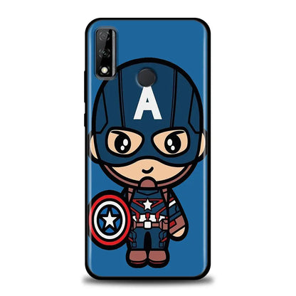 Marvel Phone Case For Huawei Y7 Y9 2019 Y6p Y8P Y7a Y9s Funda Mate 10 20 Lite 40 Pro Soft Cover Iron Man Groot Spiderman Avenger