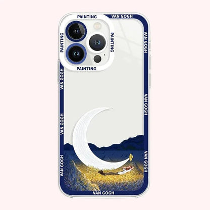 Creative oil painting Phone case For iphone 2 - IDefend